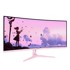 AROZZI Gaming monitor Nova 34 Curved, 34", 3440 x 1440, 165 Hz, ružičasta